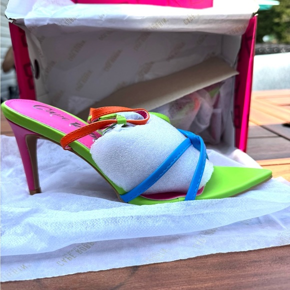 Cape Robbin Heels for Women, Strappy Womens Heels, Chic Shoes Size 7 - Picture 3 of 11